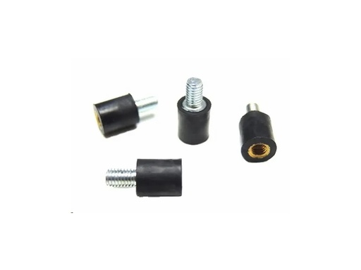 [H42612] Afstandsstykke m. vibrationsdæmp - M3, han/hun, 7mm (4 stk.)