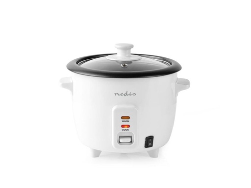 [H53871] Riskoger - 300 Watt, 0,6L, Hvid