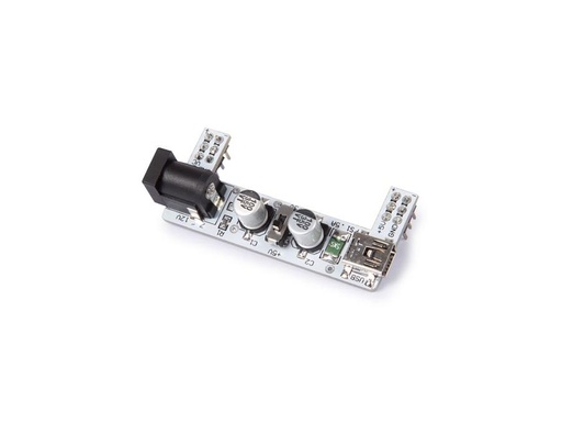 [H58236] Breadboard strømforsyningsmodul - 3,3/5V, 500mA, mini USB