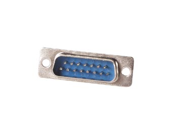 [H20744] D-SUB stik - 15pol han, loddeben