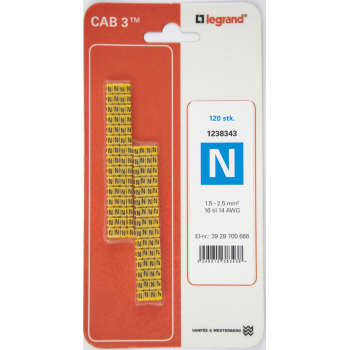 [3928700666] CAB3 LEDNINGSMÆRKE 1,5-2,5 (N)