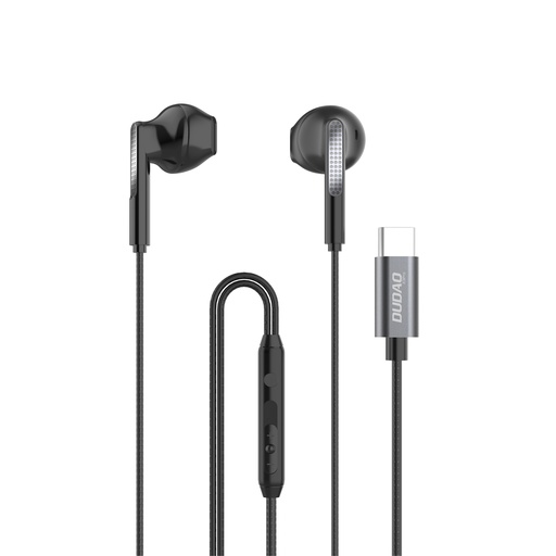 [H64530] Dudao X3Pro in-ear headphones USB-C Sort (1,2m)