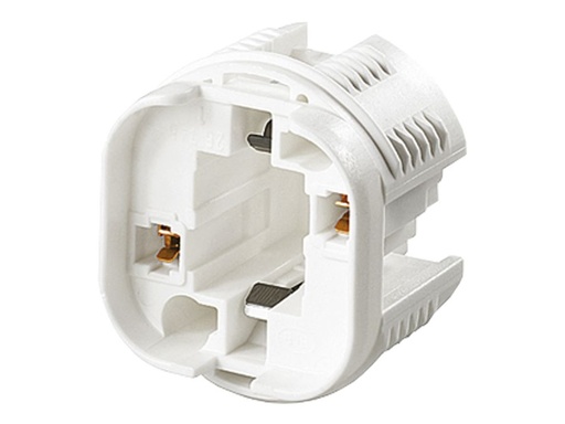 [H59890] G24d skruefatning (2 Pin) - Hvid