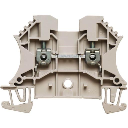 [7921181001] WDU  gennemgangsklemme 2,5mm² Beige for dinskinne