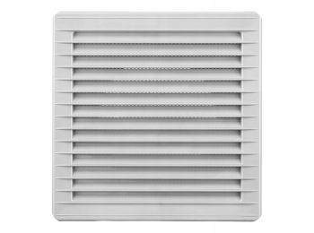 [H56228] Kvadratisk ventilationsrist - Ø150, 170x170x11,5mm, Grå
