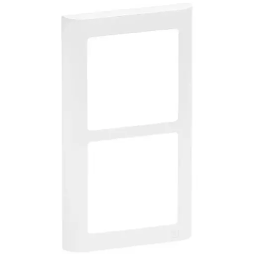 [1017056444] LK Fuga ramme SOFT 63 2x1m lodret - hvid