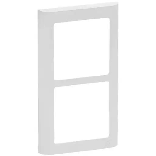 [1017056457] LK Fuga ramme SOFT 63 2x1m lodret - lysegrå