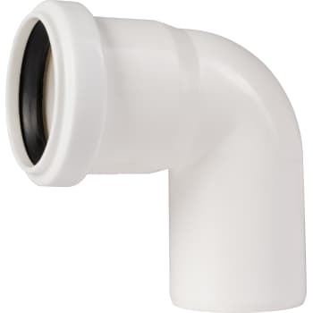 [186113350] 50 mm x 87,5° Bøjning afløb hvid PP
