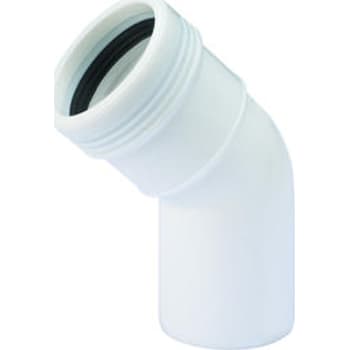 [186154350] 50 mm x 45° Wafix PP bøjning hvid