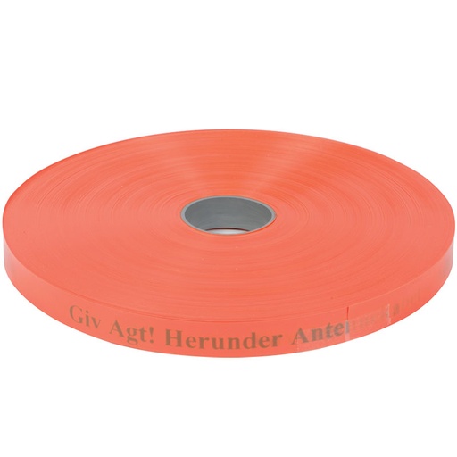 [7930310601-1] Markeringsbånd orange "Antenne"  25x0,3mm - pr. m.