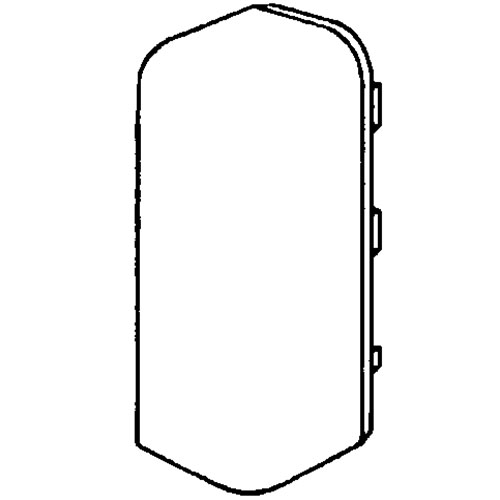 [7936010963] Endestykke venstre f. 20051 perlehvid