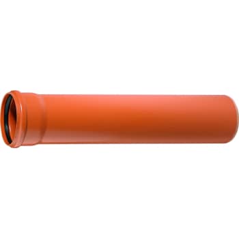 [191044202] Ostendorf 110 x 2000 mm PVC-kloakrør m/mf., kl. N SN4, EN 13476