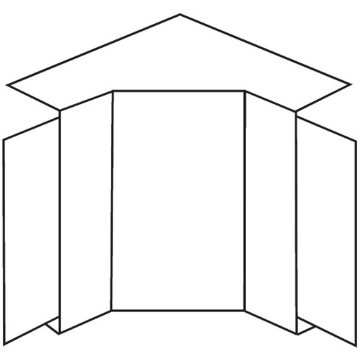 [7936013999] Hjørne indvendig til HF LFH 40060/41 - perlehvid