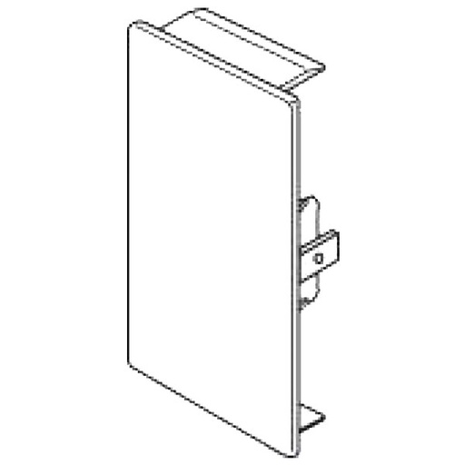 [7936415911] Endestykke til Tehalit 70/130 perlehvid