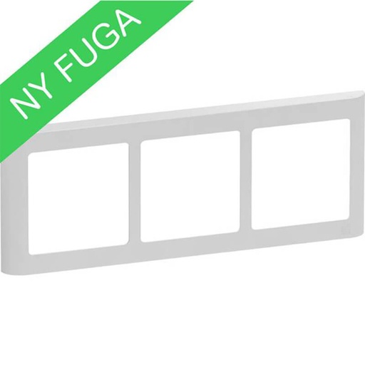 [1017056619] LK Fuga ramme SOFT 63 3x1m vandret - lysegrå