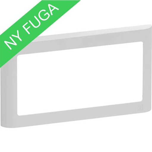 [1017056732] LK Fuga ramme SOFT 63 2m vandret - lysegrå