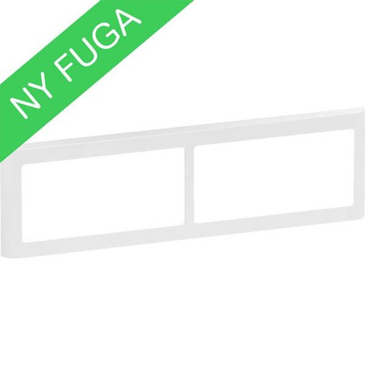 [1017056761] LK Fuga ramme SOFT 63 2x2m vandret - hvid