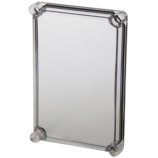 [8212007042] Fibox Klar Låg - 280x190x30 - 4 skruehuller