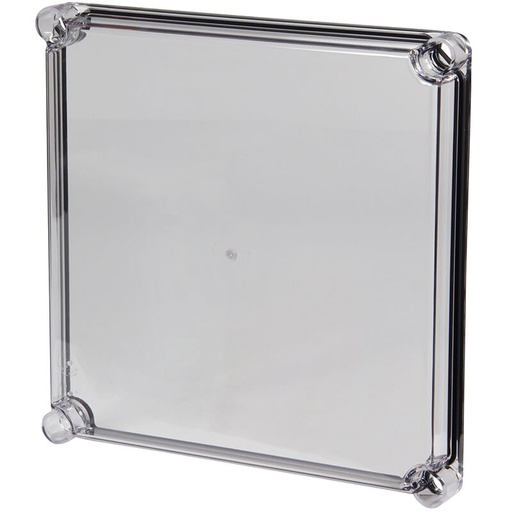 [8212007123] Fibox Klar Låg - 280x280x30 - 4 skruehuller