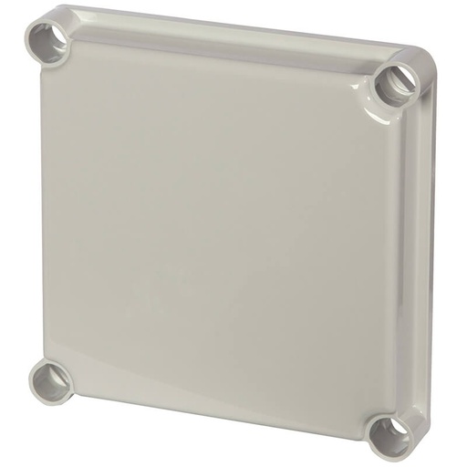 [8212007152] Fibox Grå Låg - 280x280x80 - 4 skruehuller