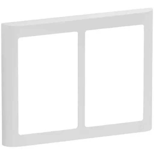 [1017056813] LK Fuga ramme SOFT 63 2x1½m - lysegrå