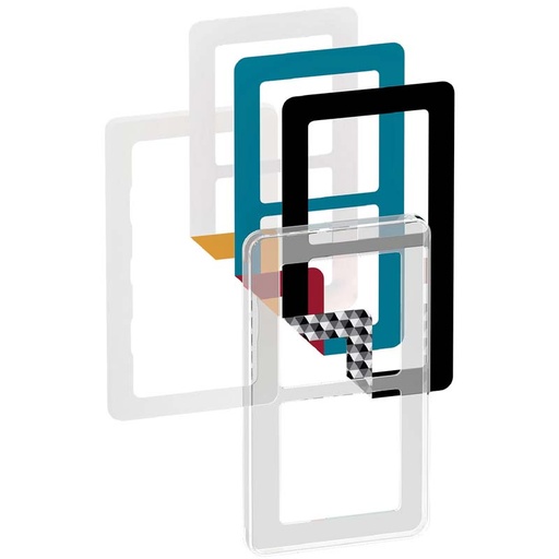 [1017056981] LK Fuga ramme CHOICE 68 2x1m - transparent