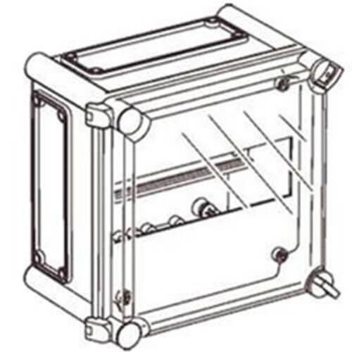 [8212010903] Fibox Dinskinne Tavle 1x9M