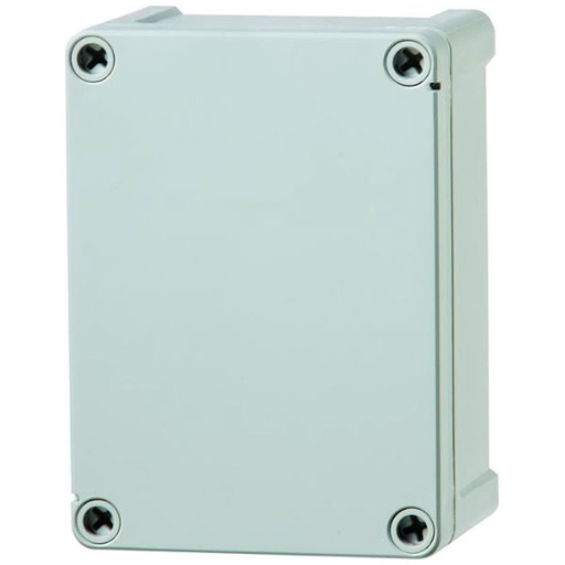 [8212035027] Fibox Tempo - 201x163x98 grå med låg - 4 skruehuller