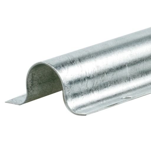 [8230301238] Dækskinne 23mm galvaniseret stål - 1 meter