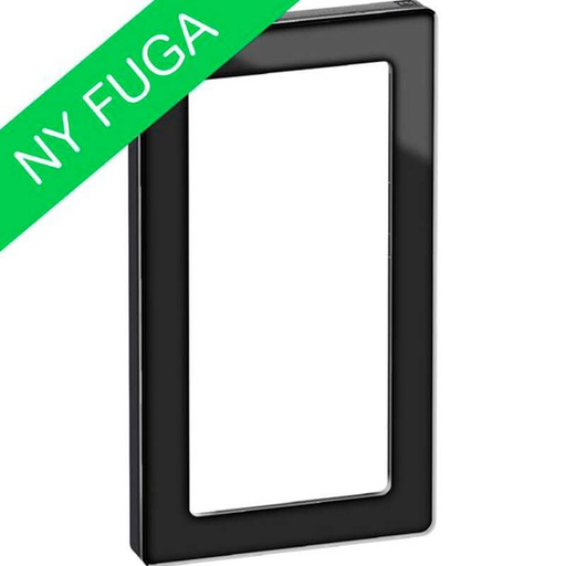 [1017057265] LK Fuga ramme PURE 66 glas 2m - sort