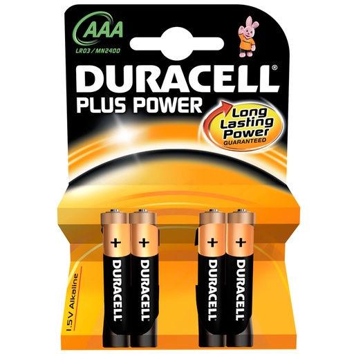 [8494018451] Duracell Batteri Plus 1,5V AAA LR03 4PK