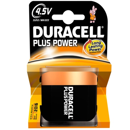 [8494019311] Duracell Batteri Plus 4.5V 3LR12