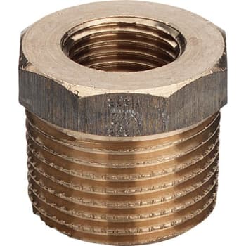 [048241326] 1/2" x 3/8" nippelmuffe, rødgods Silicium Bronze