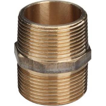 [048280304] 1/2" Brystnippel Rødgods Silicium Bronze