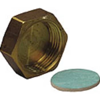 [048300104] 1/2" Slutmuffe, messing afzinkningsfri