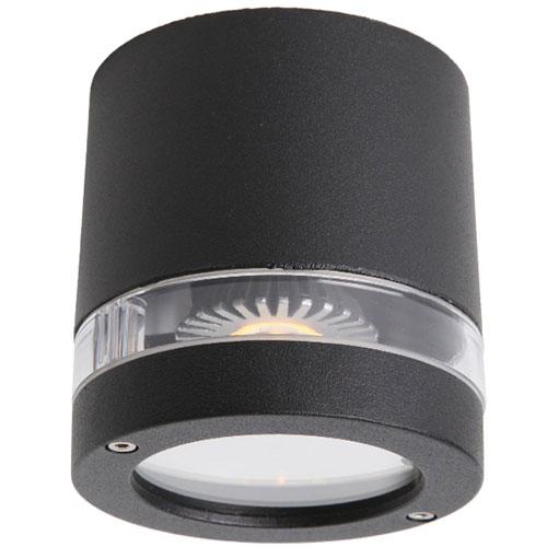 [874223] L & K Design FOCUS 1xGU10 loftlampe Sort