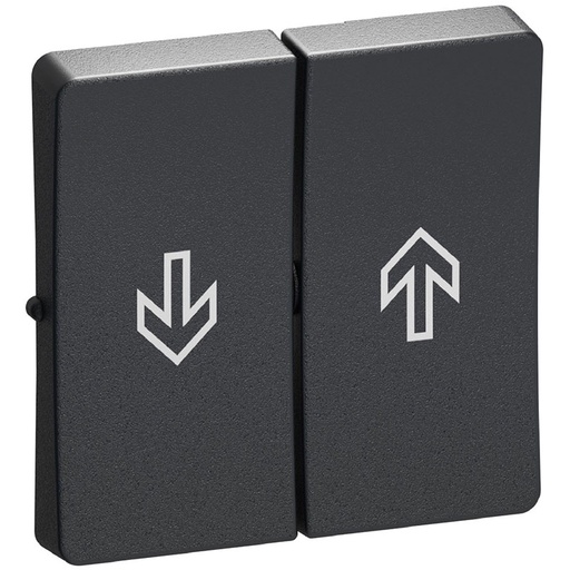 [1017058125] Fuga tangent jalousi afbryder, ny type 16A - koksgrå