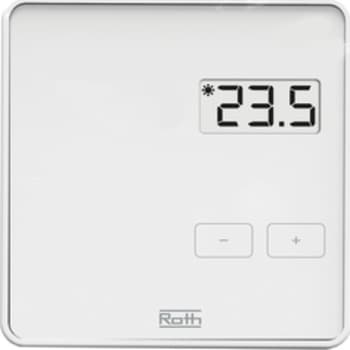 [466397100] Roth Project rumtermostat, display, hvid