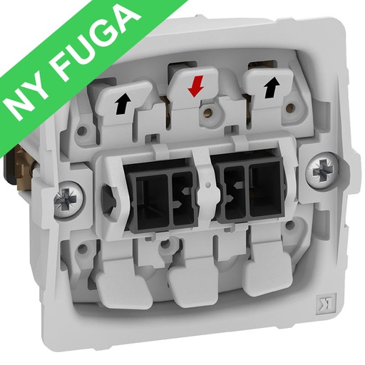 [1017058251] Fuga jalousi-afb. 16A med 2 x 1-pol trykkontakt