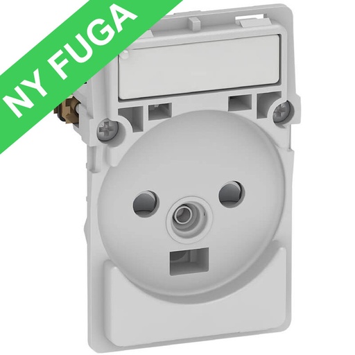 [1017058523] Fuga stikkontakt 2-pol m/jord og LED lampe 1½m