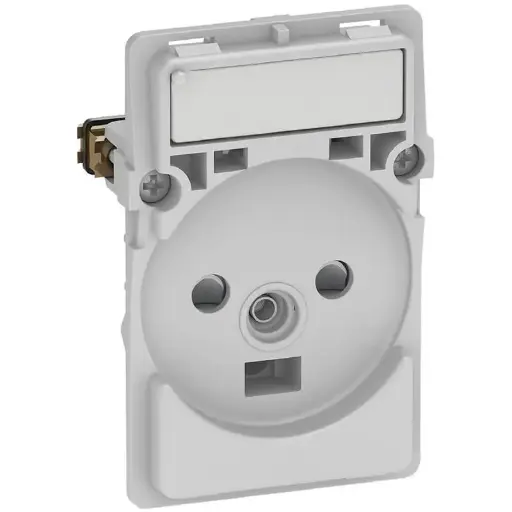 [1017058523] Fuga stikkontakt 2-pol m/jord og LED lampe 1½m