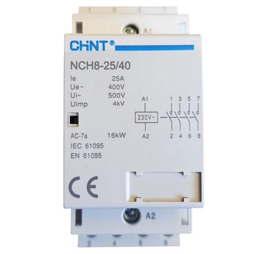 [CV022453] Inst. kontaktor 25A 4-SL 230V AC