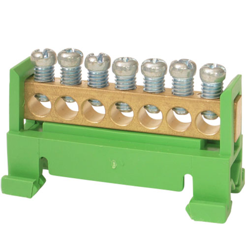 [7821263223] Jordklemme til DIN-skinne 7x16mm²