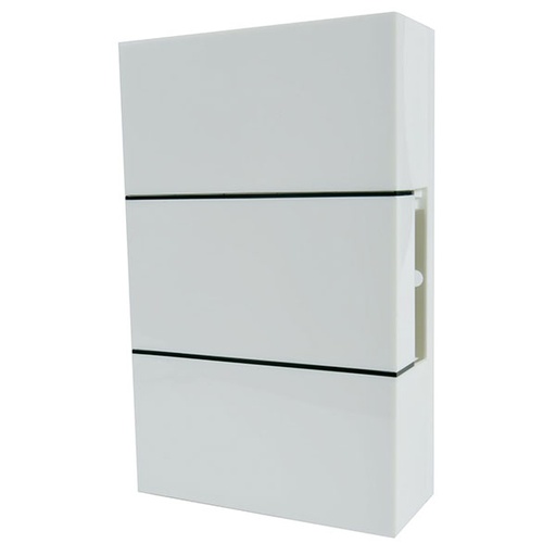 [9590001170] Ringeklokke Ding Dong m. 2 toner - hvid