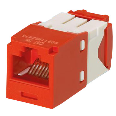 [0486106515] Modular jack KAT5E UTP mini COM G - rød