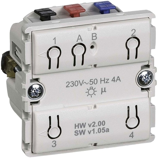 [1017057618] IHC Wireless Fuga kombi relæ LED/CFL uden afdækning