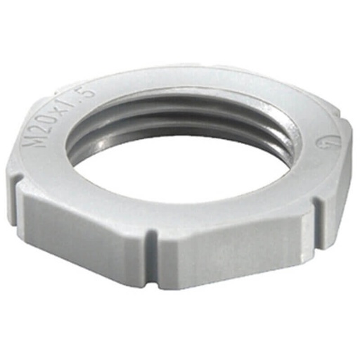 [0413115100] Møtrik M12 polyamid grå