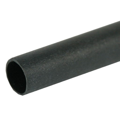 [9911001775] Krympeflex 3-1mm. sort m. lim - 1,2 m.