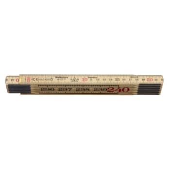 [881022124] Hultafors meterstok, træ, 12 led, 2,4 m
