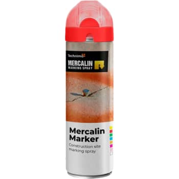 [881033214] MÆRKESPRAY FLUOR RØD 500 ML